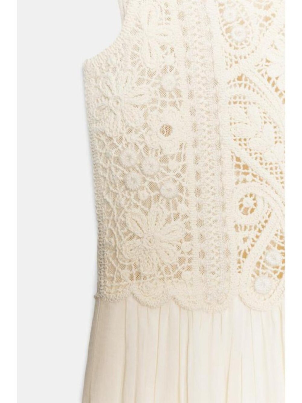 ZARA ZW COLLECTION EMBROIDERED MIDI DRESS - Picture 10 of 10